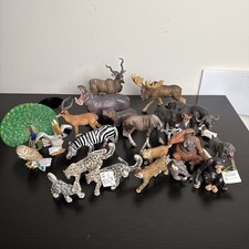 Papo Wild Animal Figure Lot 21 Zoo Wildlife Figures Mostly NWT Schleich Zebra picture