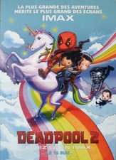 DEADPOOL 2 - REYNOLDS / COMICS / UNICORN - RARE ORIGINAL IMAX MOVIE POSTER picture