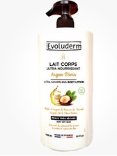 Evoluderm Argan Oil Shea Butter Nourishing Very Dry Skin Body Lotion 34Fl France picture