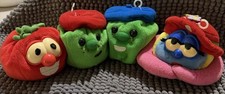 Vintage VeggieTales Gund Plush Collection Bob French Peas Madame Blueberry picture