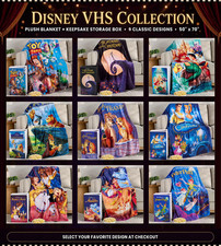 Disney Classic VHS Boxed Silk Touch Throw 50