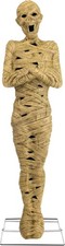 6FT Animatronic Fiery Fahir the Muted Mummy Decoration picture