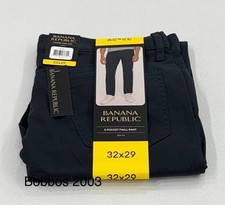 Banana Republic Men’s Slim Fit 5-Pocket Twill Pants, Blue, Size 32X29 picture