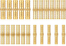 22Pcs Brass Barbed Hose Fittings, 1/4