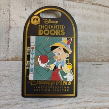 New Walt Disney World 2026 Enchanted Doors Pinocchio Limited Edition Pin  picture
