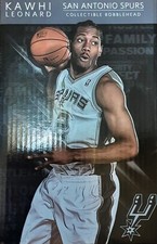 NEW Kawhi Leonard San Antonio Spurs Collectible Bobblehead HEB Limited picture