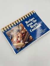 Vintage 1997 Recipes from the Heart Cookbook Spiral Bound Retro Recipe Book picture