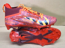 Nike Alpha Menace 4 Elite NRG FQ4046-600 Orange Red Football Cleats Mens Sz 12 picture