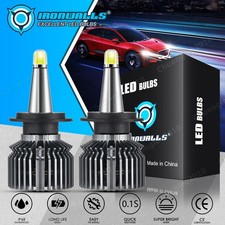 8-sides H7 LED Headlight Bulbs High Low Beam 1000000LM Super Bright 6500K White picture