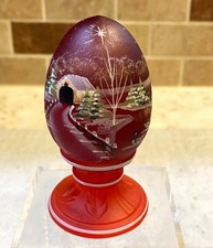 Vtg Fenton Amberina Glass 