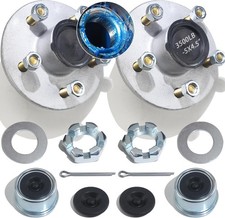 iBroPrat 2Sets Galvanized Trailer Idler Hub Kits 5 Bolt 4.5, Trailer Idler 5 ... picture