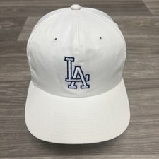 Vintage Sports Specialties LA Los Angeles Dodgers Snapback Hat White Twill RARE picture