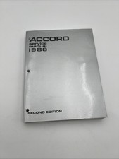 1986 Honda Accord service manual great condition picture
