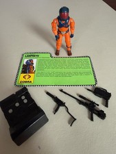 1990 GI Joe ARAH Cobra Lampreys V2 Sonic Fighters Near Complete File Card picture