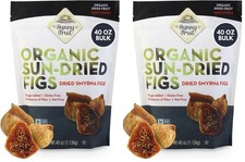 Sunny Fruit Organic Turkish Sun-Dried Figs 2.5 lb Bulk Bag – Pack of 2 Total 5lb picture