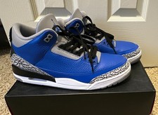 Jordan Air Jordan 3 Retro Varsity Royal 2020 CT8532-400 Blue Cement Grey picture