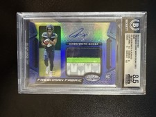 2023 Panini Certified Jaxon Smith-Njigba Blue Mirror FF RPA /50 BGS 8.5 Auto 10 picture
