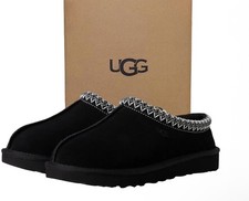 New in Box Women's UGG Brand Tasman II Black Soft Shoes Slippers Sandals picture
