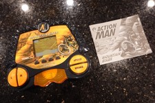 Vintage  ACTION MAN Mountain BIKER   Tiger Handheld Electronic  Video game D8 picture