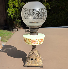 Bradley Hubbard Vintage Beautiful Kerosene Lamp picture