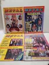LOT-(4)VTG 1988-90 Creem METAL MAGAZINE Hairbands   [77] picture