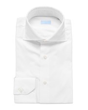 NWT IL SARTORE NAPOLI by VINCENZO DI RUGGIERO SHIRT white cotton 39 15 1/2 picture