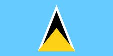 Saint Lucia Flag Sticker Decal picture