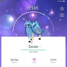 Shiny Zacian Pokèmon GO  Trade 20K STARDUST picture