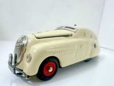 Vintage Schuco Kommando Anno 2000 German Tin Wind Up Clockwork Car Maybach Cream picture