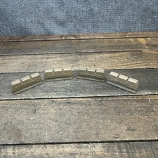 Vintage Campagnolo Record Brake Pad Inserts Shoe Set Gray Tan Bike Rim Caliper picture