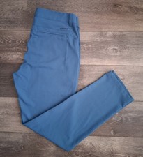 Bonobos Golf Slim Tapered Performance Pants Stretch Slate Blue Size 32x30 NWOT picture
