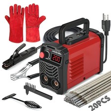 Hpoouo 200Amp 20PCS Rods Stick Welder, Super MINI Portable Welding Red  picture