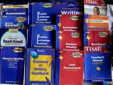 Texas Treasures Grade 5 Lot 15 Teacher Student Assessment Books Homeschool picture