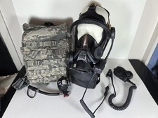 MSA Ultra Elite Full-Face Fire M7 Mask Size Large With Various Attachments picture
