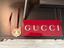 Authentic Gucci cat Bag Charm - Rare Includes Box, Dustbag, Certificate picture