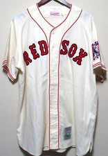 vtg Mitchell & Ness TED WILLIAMS 1939 Cooperstown Collection XL Wool Jersey USA picture