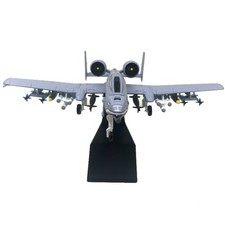 16.5cm 1/100 A-10 Attack Aircraft Thunderbolt II Fighter Alloy Plane Model picture