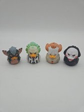 Lot Of 4 Tubbz Bathtub 1ST Edition Mini Duck Figure Pennywise Beetlejuice  picture