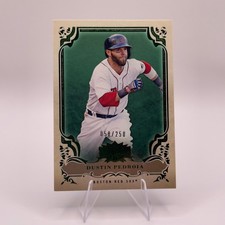 Dustin Pedroia #3 2013 Topps Triple Threads Emerald /250 Boston Red Sox picture