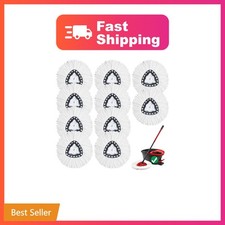 10PCS Spin Mop Replacement,100% Microfiber,Machine Washable,360° Rotation | C... picture