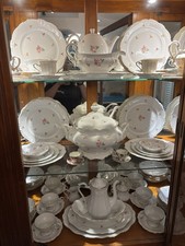 Johann Haviland Bavaria “Rosebud” China full 12 piece place settings +++ picture