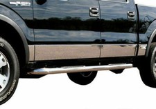2009-2014 Ford F-150 Crew Cab Chrome Rocker Panel Body Molding Chrome 12Pc 7