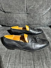 Edward Green “Belgravia” Black Calfskin Wingtip Tassel Loafers 👞 no shoe trees  picture