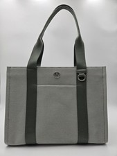 Lululemon Two-Tone Canvas Eucalyptus 10L Tote Bag Handbag Purse picture