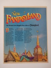 Disneyland New Fantasyland Newspaper Supplement 1983, Ticket Special Order Ad. picture