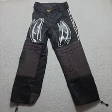 VTG JT Paintball Pants Black Size 28x27 Utility Sport Padded Knee Embroidered picture