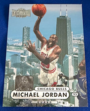 SkyBox 1997-98 Metal Universe Championship Preview Michael Jordan Bulls #23 picture