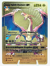 2024 Pokemon TCG Hybrid Charizard GX Evolution 127/255 Gold Holo Rare ENG 714 HP picture