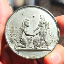 British 1856 Medal - Treaty of Peace With Russia, Celebrating End Of Crimean War picture