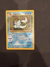 Pokemon TCG Vaporeon 12/64 Jungle Holo Moderately Played (MP) picture